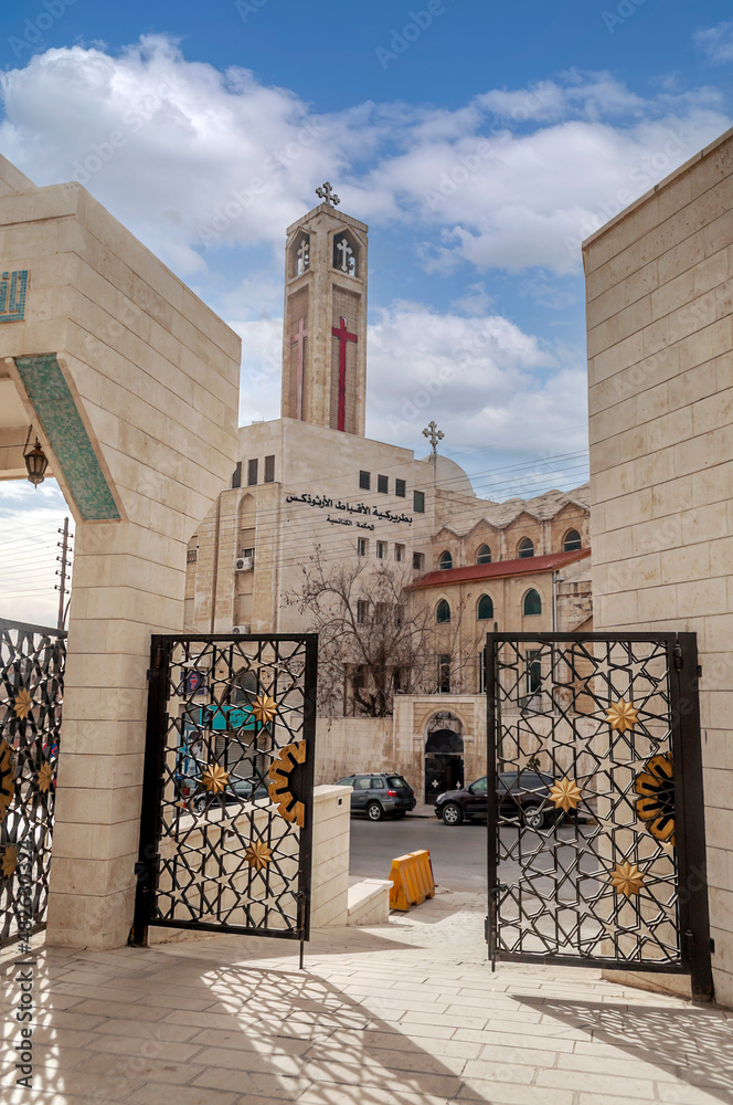 Mosque of King Abdallah in Jordan.