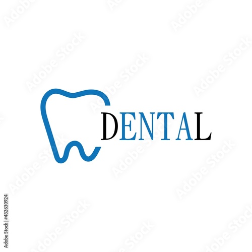 Dental logo Template vector illustration