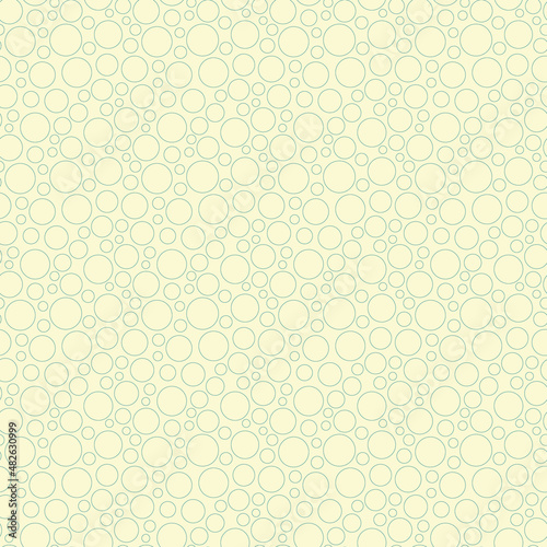 Open dots vector seamless repeat pattern print background