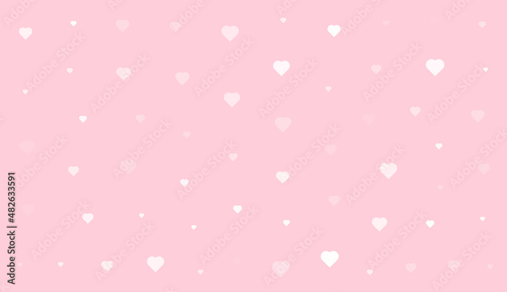 love background hd- Elegant pink color with  love heart  background