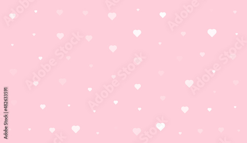 Fototapeta Naklejka Na Ścianę i Meble -  love background hd- Elegant pink color with  love heart  background