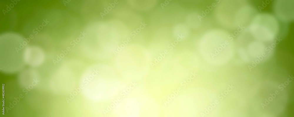 abstract green background with bokeh