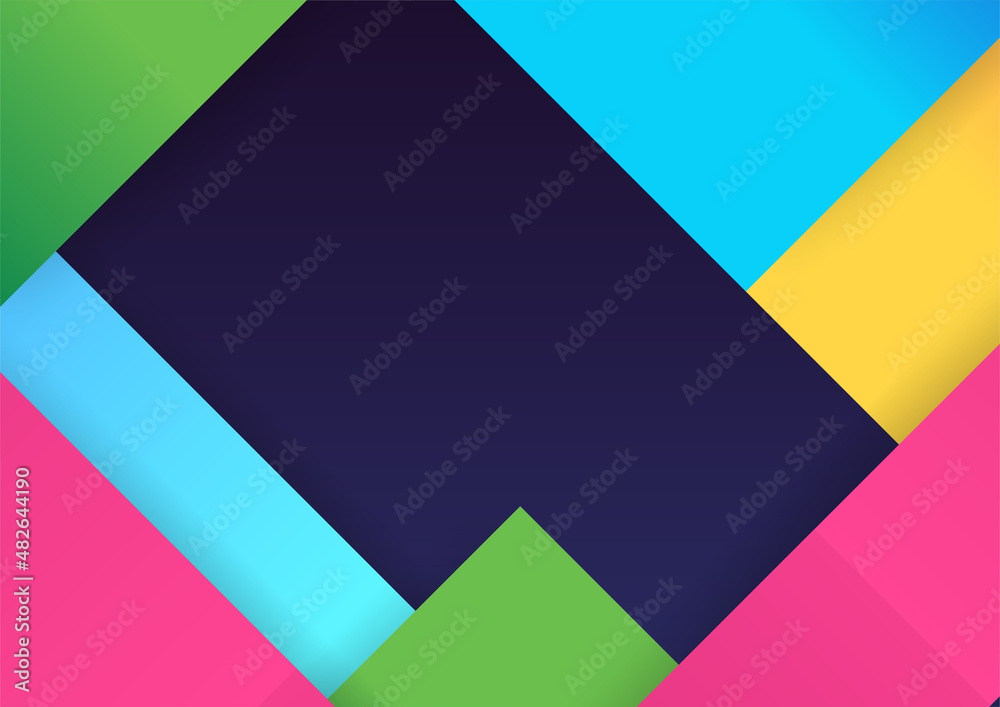 Modern shape Abstract colorful geometric cover design background Modern shape Abstract colorful geometric cover design background