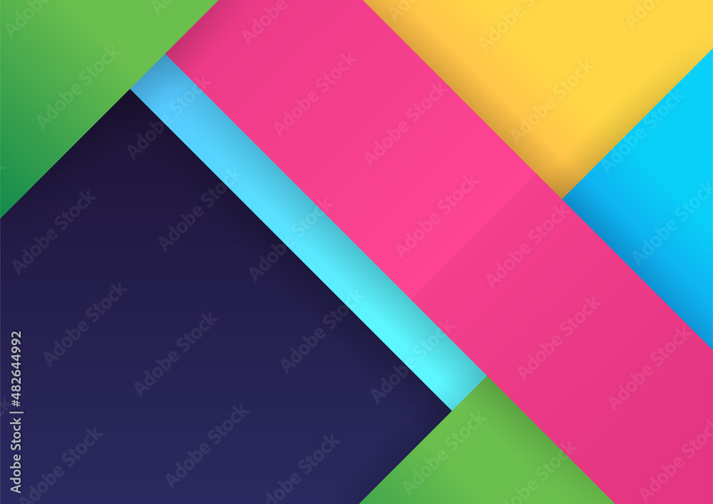 Modern colorful abstract geometric background. Minimal trendy geometric background. Presentation title slide design template with dynamic shapes composition. Modern colorful abstract geometric background. Minimal trendy geometric background. Presentation title slide design template with dynamic shapes composition.
