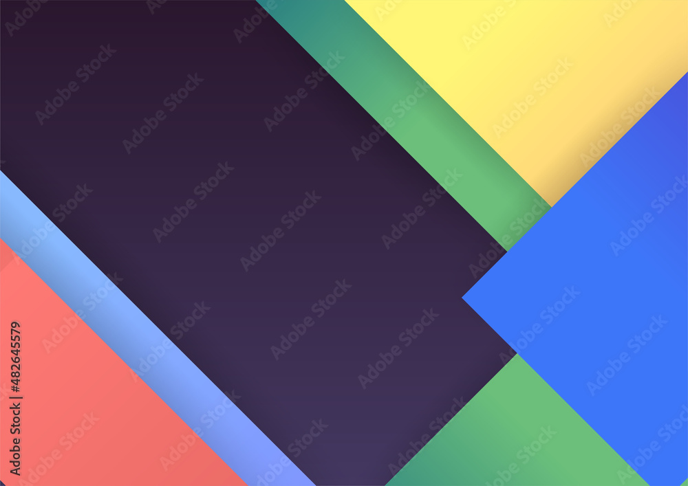 Modern colorful abstract geometric background. Minimal trendy geometric background. Presentation title slide design template with dynamic shapes composition. Modern colorful abstract geometric background. Minimal trendy geometric background. Presentation title slide design template with dynamic shapes composition.