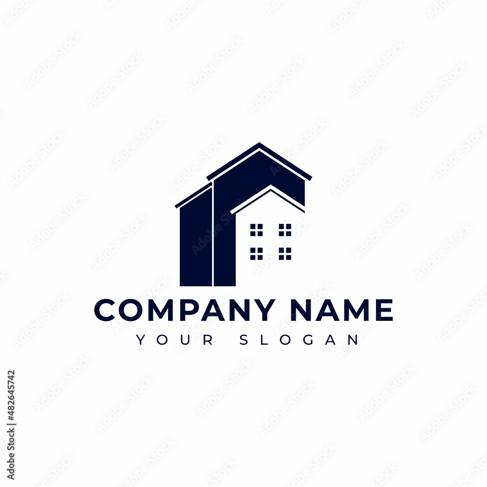 Real estate logo vector design template Real estate logo vector design template