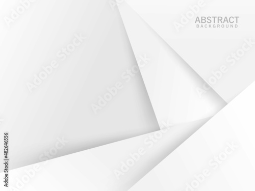 elegant gray paper cut abstract background