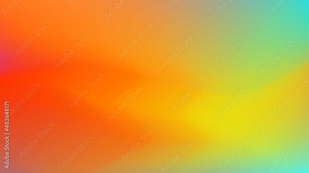orange, yellow, blue gradient abstract backgroung