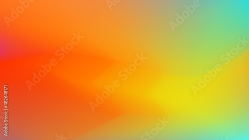 orange, yellow, blue gradient abstract backgroung
