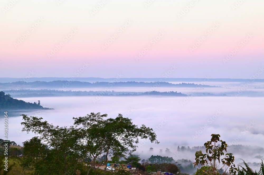 Sea of Mist at Khao Kho National Park in Phetchabun Province