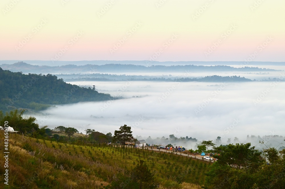Sea of Mist at Khao Kho National Park in Phetchabun Province