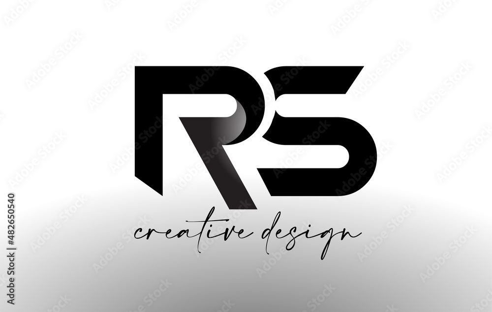 RS Letter Logo Design with Elegant Minimalist Look.RS Icon vector with creative design modern look. RS Letter Logo Design with Elegant Minimalist Look.RS Icon vector with creative design modern look.