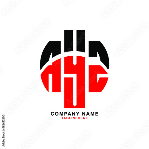 AAA letter design. AAA letter logo design with white background. AAA creative letter logo with two colors.
