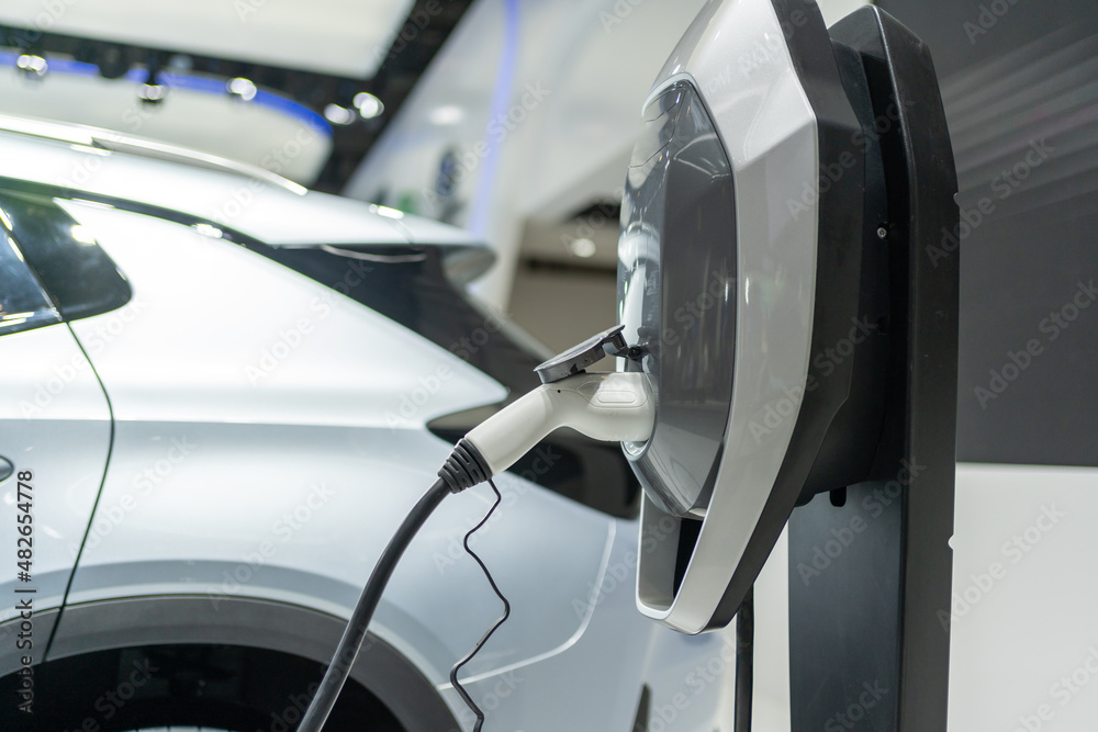 car charging in station car charging in station