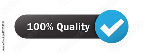 100% QUALITY black and blue vector web button