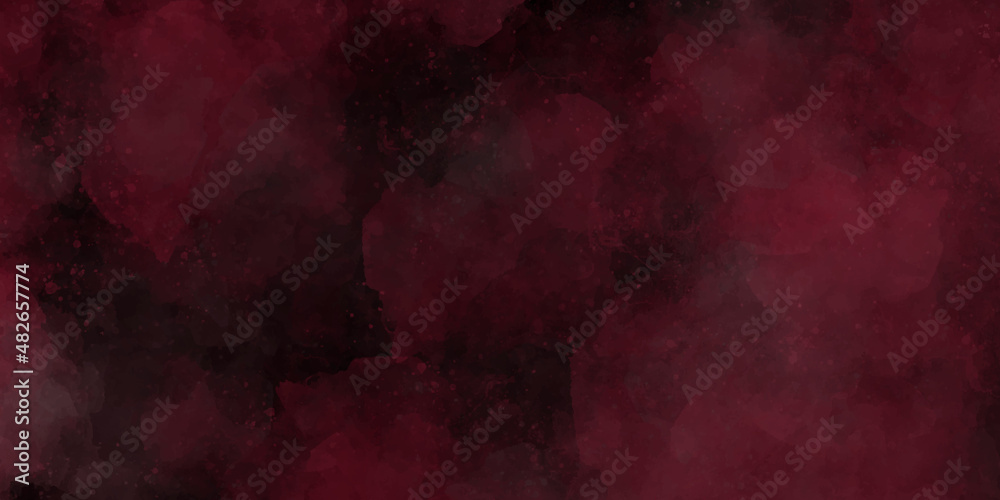 Background with red and white spots Dark Red Outerspace Texture Background High Quality. abstract gloomy black and red colors background for design