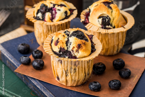 Dessert: Fresh Blueberry Muffin Cake