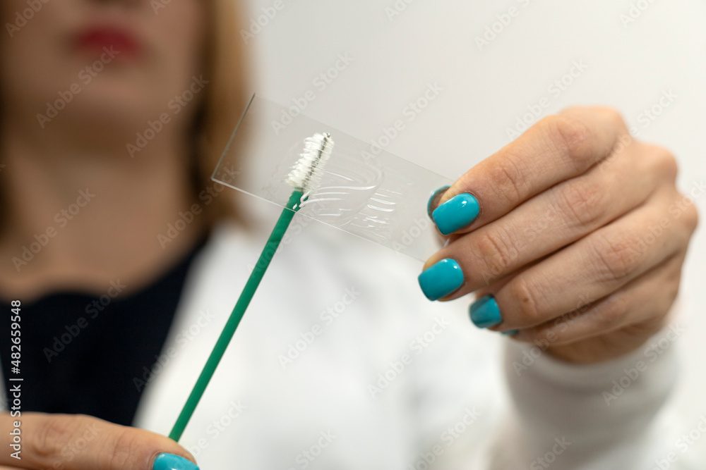 Doctor performing a cervical uterine cytology. Gynecology and health concept. Doctor performing a cervical uterine cytology. Gynecology and health concept.