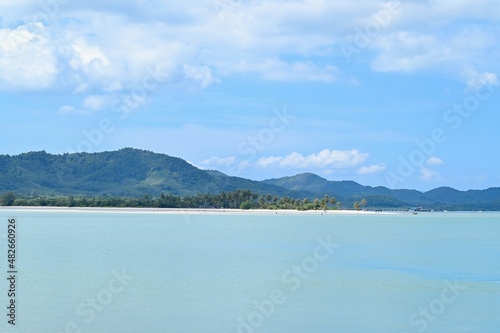 View of Laem Haad Beach on Koh Yao Yai in Southern Thailand © panithi33