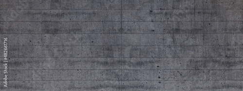 Big grunge wall texture. Grey concret - destroyed surface. 