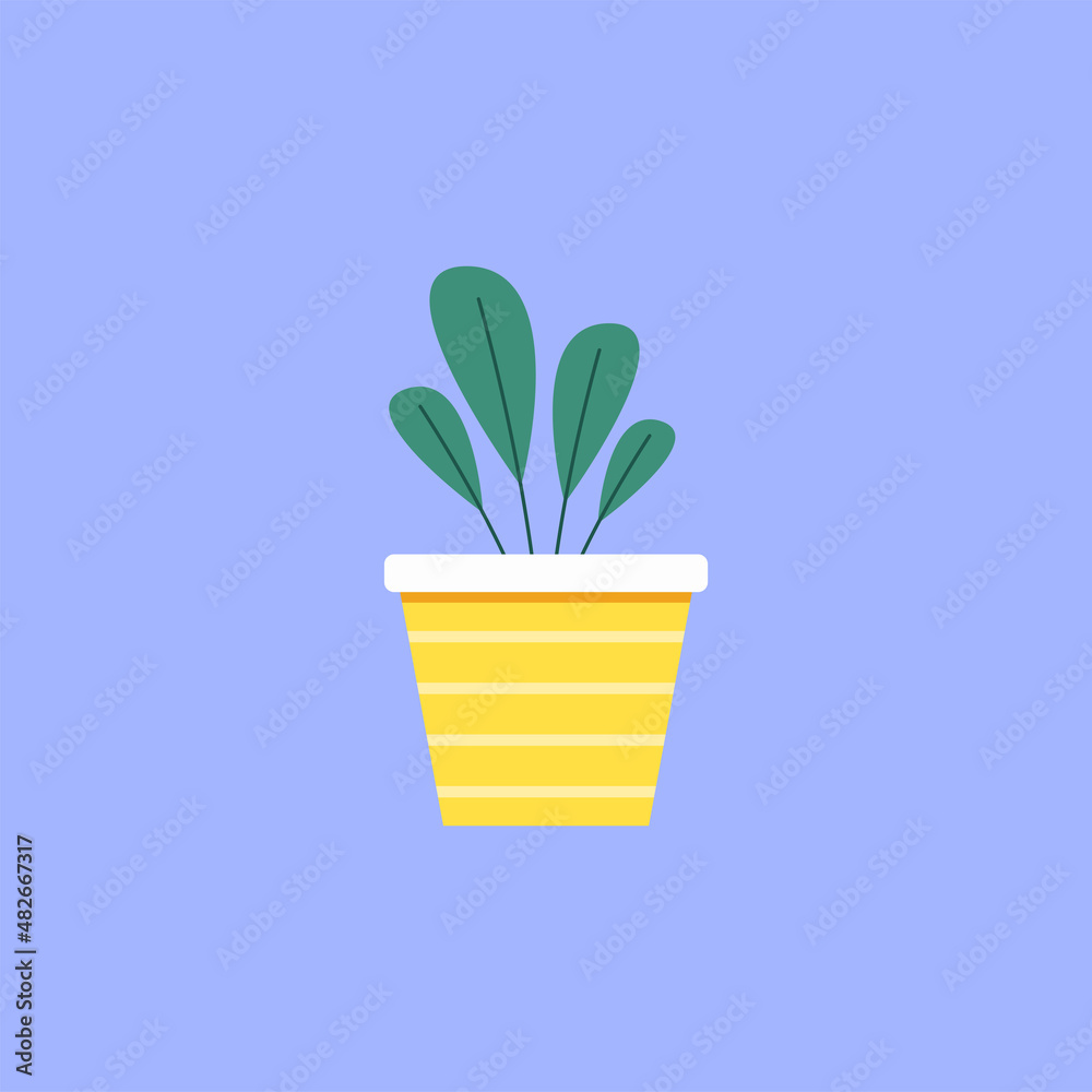 Plants in pot vector. Plants in pot icon. Plants cartoon. Plants in pot vector. Plants in pot icon. Plants cartoon.