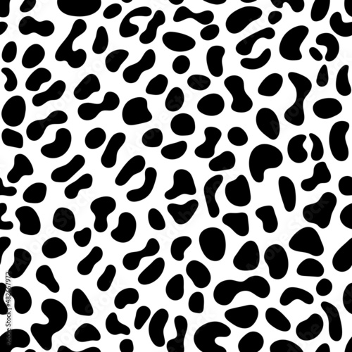 Seamless Leopard Pattern Wild animal print