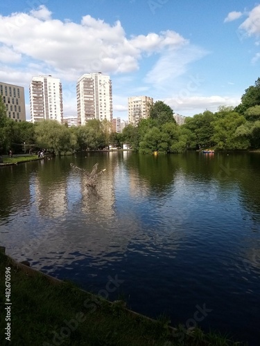 Lake in the city
