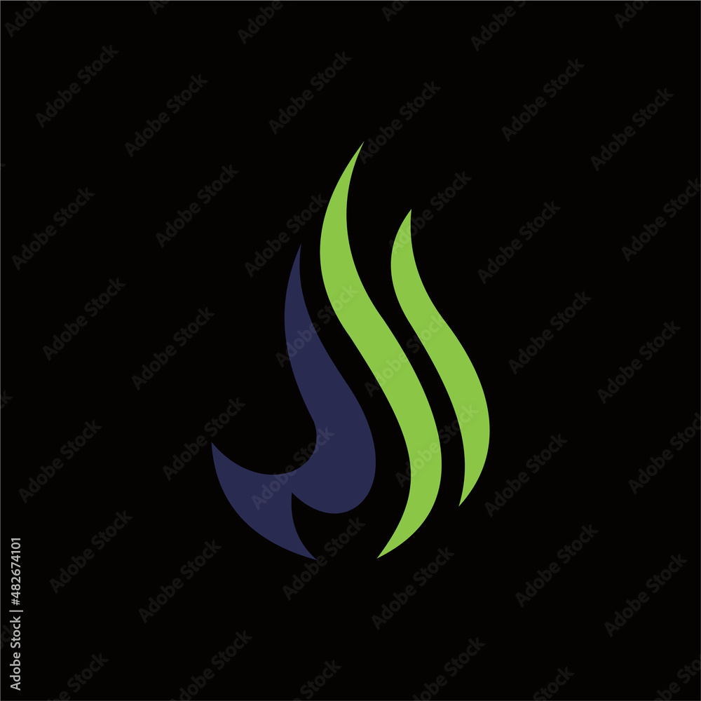 creative simple logo design fire SF creative simple logo design fire SF