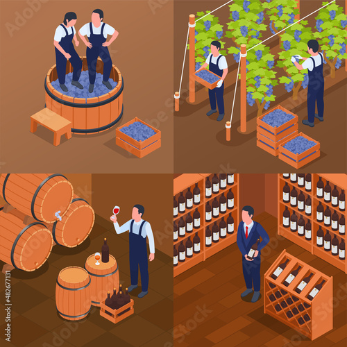 Wine Production 2x2 Set