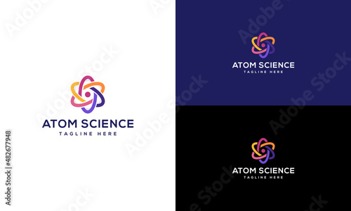 Atom Science Logo Design