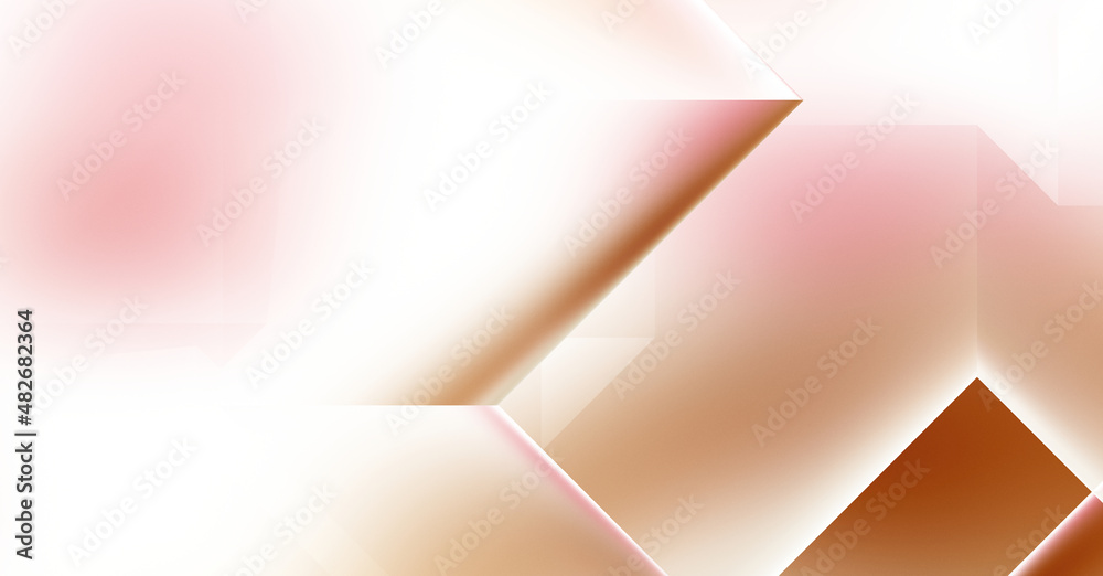 Geometric dynamic shapes. Technology digital template with shadows and lights on gradient background. Trendy simple geometric color gradient abstract background. 3D illustration. Geometric dynamic shapes. Technology digital template with shadows and lights on gradient background. Trendy simple geometric color gradient abstract background. 3D illustration.