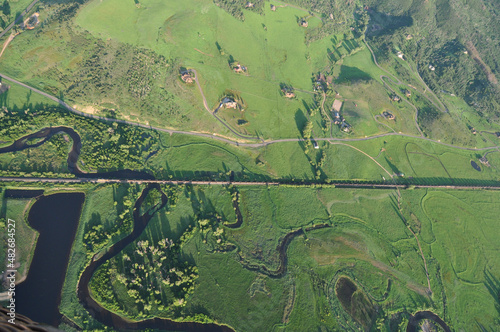 view of fields