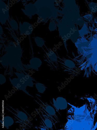 Wall art. Unique and creative illustration. Brush stroked painting. Abstract background of colorful brush strokes. Brushed vibrant wallpaper. Painted artistic creation.