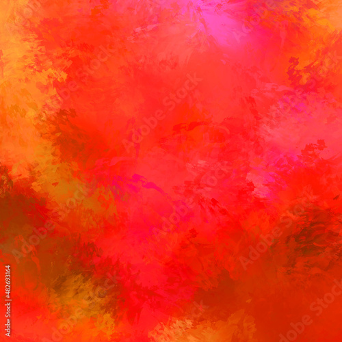 Creative abstract painting. Background with artistic brush strokes. Colorful and vibrant illustration. Painted art.