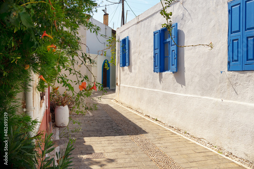 Traditional housing in Koskinou Rhodes Greece © yarekm