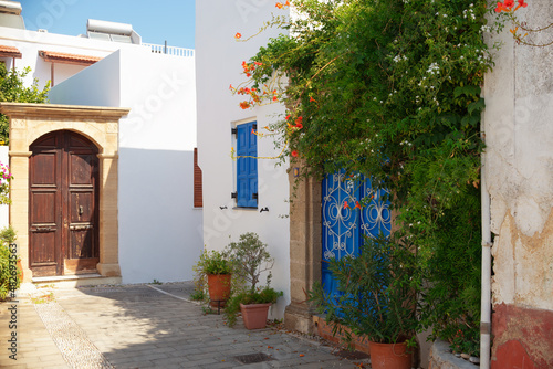 Traditional housing in Koskinou Rhodes Greece