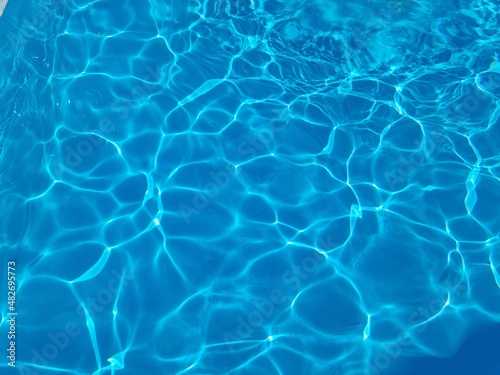 blue water pool background