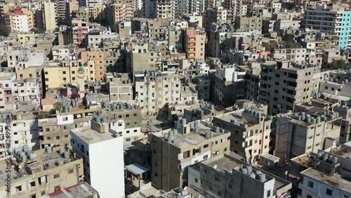 poor arabic city drone