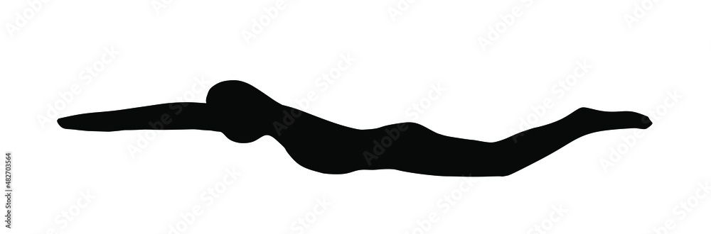 Sport man swimmer vector silhouette illustration isolated on white background. Man swimming butterfly in water. Athlete figure symbol swim person. Sport man swimmer vector silhouette illustration isolated on white background. Man swimming butterfly in water. Athlete figure symbol swim person.