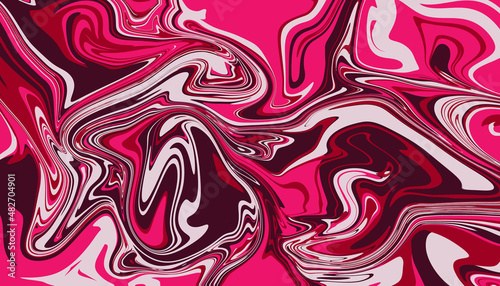 abstract red and bright pink marbled background