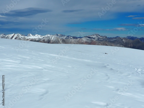 Snowy summit at the summit of Mount Richardson   OLYMPUS DIGITAL CAMERA © James