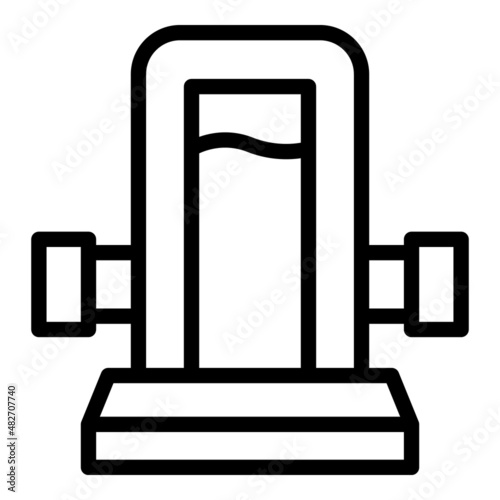 Purify osmosis icon outline vector. Water filter. Plant equipment