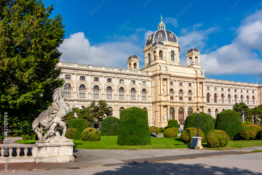 Natural History Museum on Maria Theresa square in Vienna, Austria