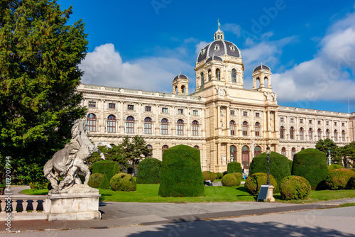 Natural History Museum on Maria Theresa square in Vienna, Austria © Mistervlad