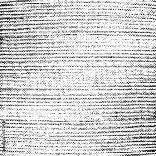 Vector fabric texture. Distressed texture of weaving fabric. Grunge background. Abstract halftone vector illustration. Overlay to create interesting effect and depth. Black isolated on white. EPS10.