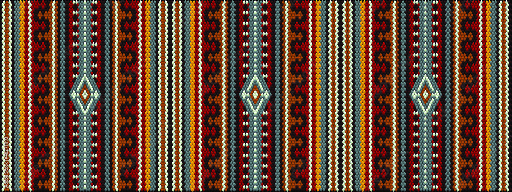  Ornament  is made in bright, juicy, perfectly matching colors. Ornament, mosaic, ethnic, folk pattern.
