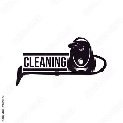 Vacuum Cleaner Logo Design Template