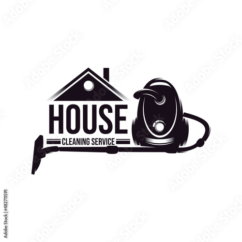 Vacuum Cleaner Logo Design Template