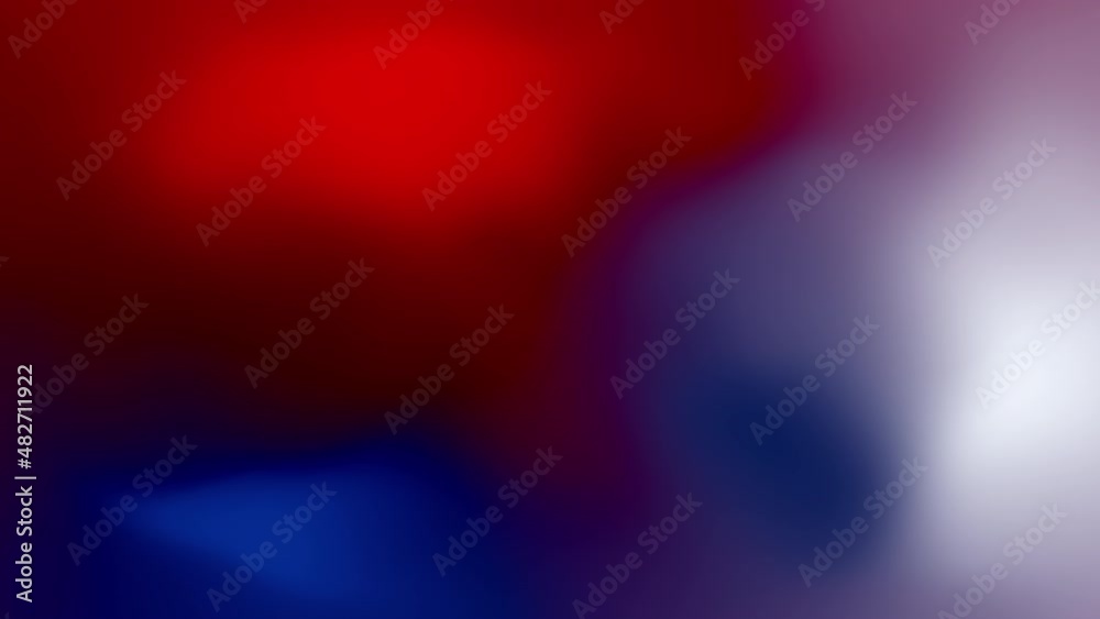 Blurred gradient gradation abstract background smooth fast transition of dark blue red and white colors of 2022 year. 4k moving animation concept with smooth movement and copy space.