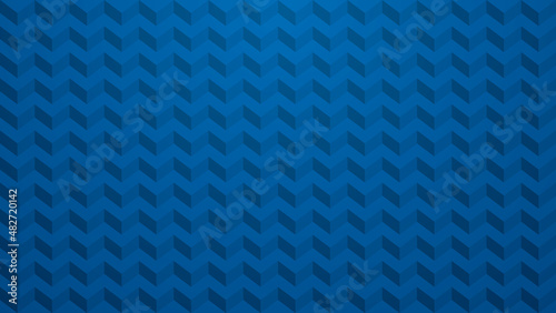 Blue chevron background. Vector seamless pattern with copy space for business presentation or web design.